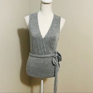GAP Super a Soft Faux Wrap Top